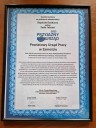 Dyplom potwierdzający przyznanie Znaku Jakości dla Powiatowego Urzędu Pracy w Zamościu